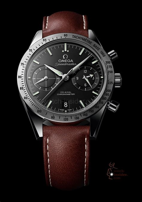 omega speedmaster with leather strap